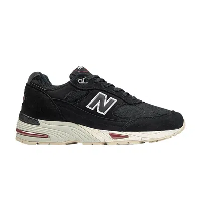 Pre-owned New Balance 991 Made In England 'black Red'