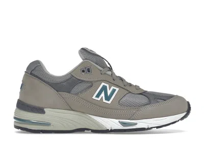 Pre-owned New Balance 991 Miuk 20th Anniversary (women's) Sneakers In Grey/enamel Blue