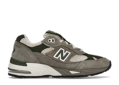 Pre-owned New Balance 991 Miuk Aime Leon Dore (women's) Sneakers In Grey/green/creem