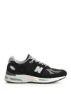 New Balance 991v2 Suede Low-top Sneakers In Black
