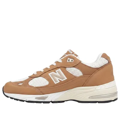 New Balance Made In Uk 991v1 Panelled Sneakers In Brown