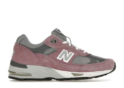 Pre-owned New Balance 991v1 Miuk (women's) Sneakers In Wistful Mauve/alloy/smoked Pearl In Multi