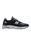 New Balance Mesh And Suede Sneakers With Reflective Accents In Black