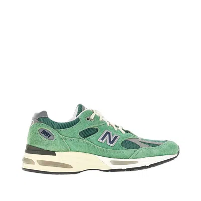 New Balance 991v2 Grounded Pastels Made In Uk Sneakers In Green