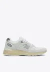 New Balance Sporty Pigskin And Mesh Sneakers With Cushioned Sole