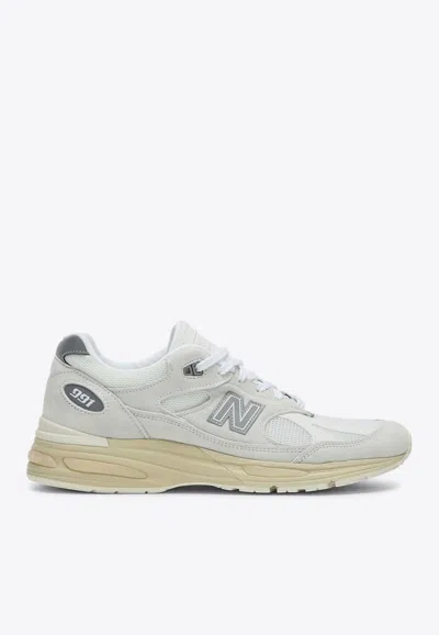 NEW BALANCE 991V2 LACE-UP SNEAKERS