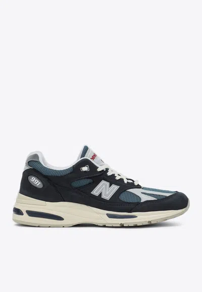 NEW BALANCE 991V2 LACE-UP SNEAKERS