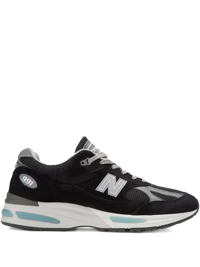 New Balance 991v2 Lace-up Sneakers In Black