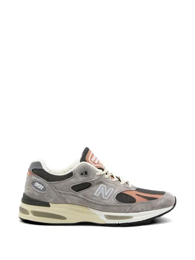 New Balance Suede And Mesh Sneakers With Side Logo In Multi