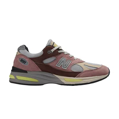 Pre-owned New Balance 991v2 Made In England 'rosewood' In Pink