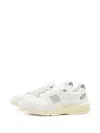 New Balance Sporty Pigskin And Mesh Sneakers With Cushioned Sole