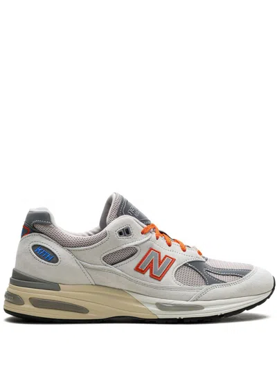 New Balance 991v2 "miuk Kith Madison Square Garden" Sneakers In Weiss