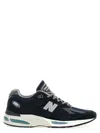 New Balance Black And Grey Suede-mesh Sneakers With Cushioned Sole