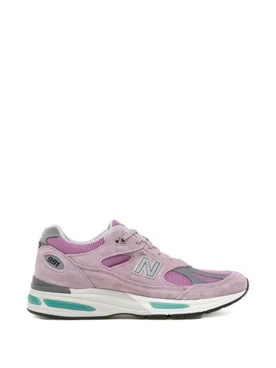 New Balance 991v2 Sneakers In Purple