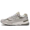 New Balance Beige & Taupe Made In Usa 992 Sneakers In Gray