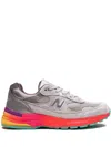 New Balance 992 "miusa Grey Multi" Sneakers In Grey