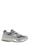New Balance 992 Suede Leather Sneakers In Gray