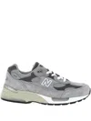 New Balance 992 Suede Leather Sneakers In Gray