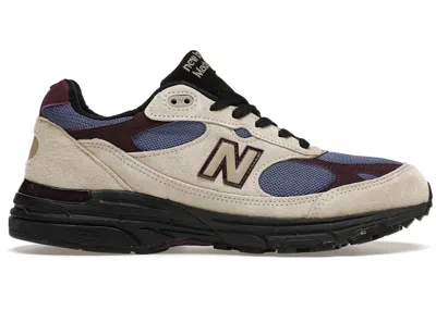 Pre-owned New Balance 993 Aime Leon Dore (women's) Sneakers In Taupe/blue
