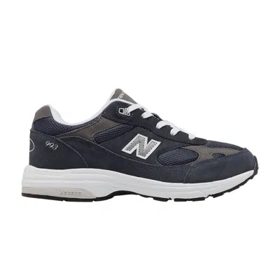 Pre-owned New Balance 993 Little Kid 'navy White' | Blue | Kid's Size 13.5