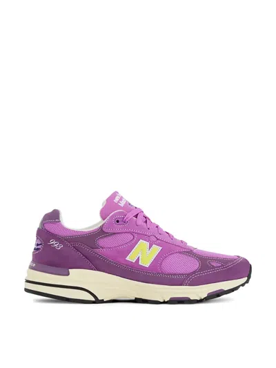 New Balance 993 Made In Usa Passion Fruit Sneakers In Purple