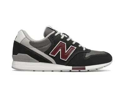 Pre-owned New Balance 996 Sneakers In Castle Rock/burgundy