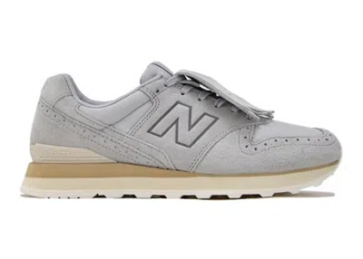 Pre-owned New Balance 996 Tassels (women's) Sneakers In Grey/white