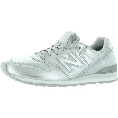 New Balance 996 Womens Cushioned Footbed Athletic And Training Shoes In Silver