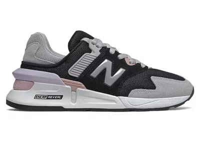 Pre-owned New Balance 997 Sport (women's) Sneakers In Black/light Aluminum/space Pink