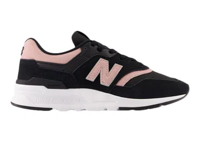Pre-owned New Balance 997 (women's) Sneakers In Black/pink/white