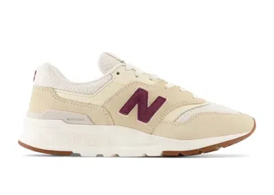 Pre-owned New Balance 997 (women's) Sneakers In Macadamia Nut/white