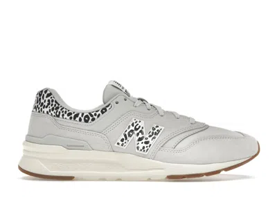 Pre-owned New Balance 997h Animal Print (women's) Sneakers In Grey Matter/white