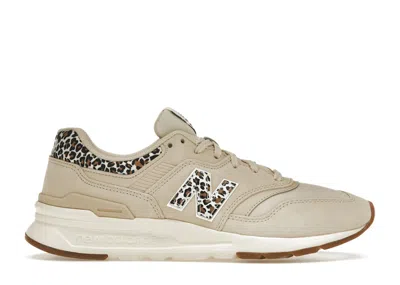 Pre-owned New Balance 997h Animal Print (women's) Sneakers In Sandstone/white