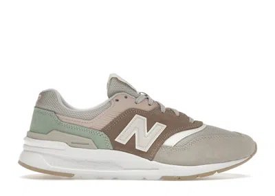 Pre-owned New Balance 997h (women's) Sneakers In Tan/pink