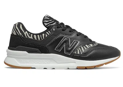 Pre-owned New Balance 997h Zebra Print (women's) Sneakers In Black/white/gum In Multi