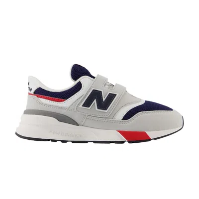 Pre-owned New Balance 997r Hook & Loop Little Kid Wide 'elegant Grey Dark Navy' | Kid's Size 3