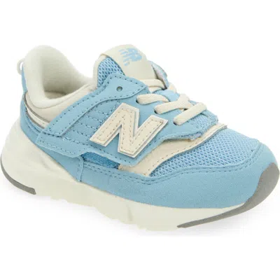 New Balance 997r Hook Loop Sneaker In Chrome Blue/linen