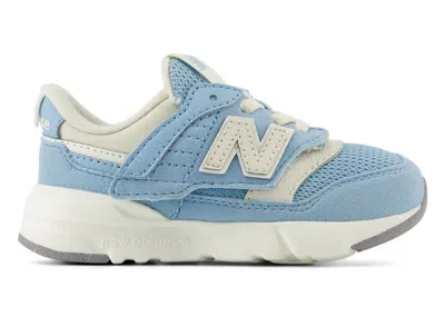 Pre-owned New Balance 997r Hook And Loop Sneakers In Chrome Blue/linen
