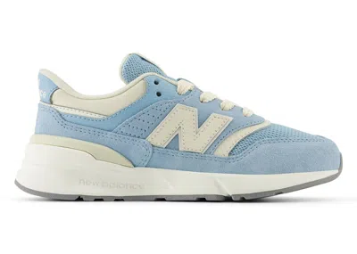 Pre-owned New Balance 997r Sneakers In Chrome Blue/linen