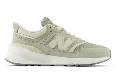 Pre-owned New Balance 997r Sneakers In Olivine/linen