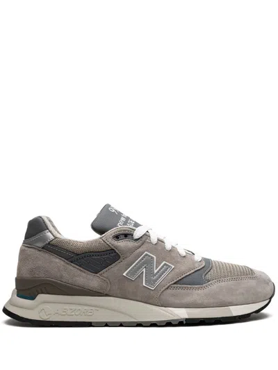 New Balance 998 Made In Usa "grey/silver" Sneakers In Neutrals