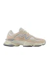 New Balance 9060 Woman Sneakers Blush Size 4.5 Leather, Textile Fibers In Nude