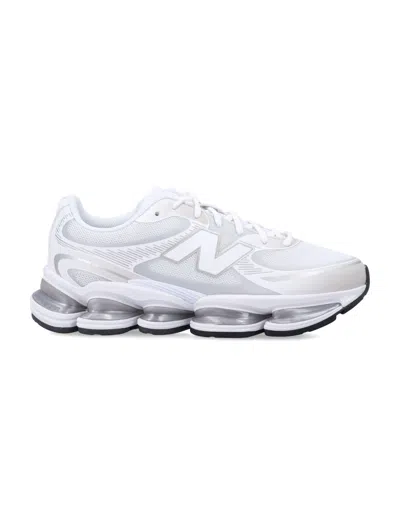 New Balance Abzorb 2000 Low-top Running Sneaker With Breathable Mesh & Sculpted Midsole In Bianco