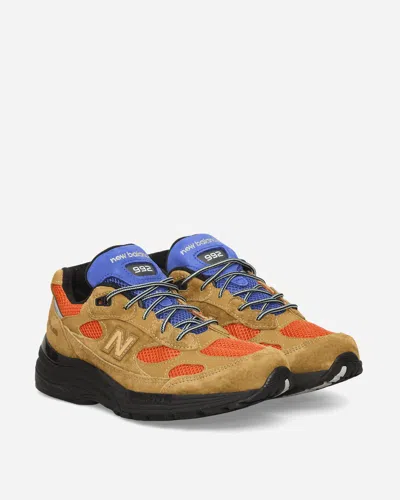 New Balance Action Bronson Made In Usa 992 Sneakers Tan / Blue / Orange In Multi