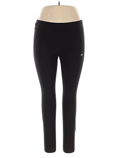 Pre-owned New Balance Active Pants In Black