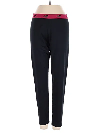 Pre-owned New Balance Active Pants In Black
