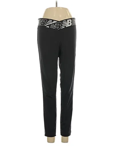 Pre-owned New Balance Active Pants In Black