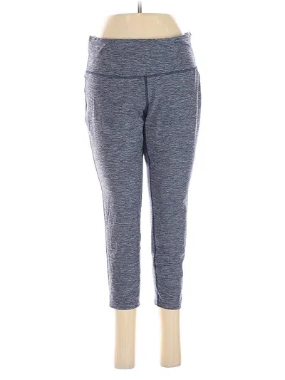 Pre-owned New Balance Active Pants In Blue