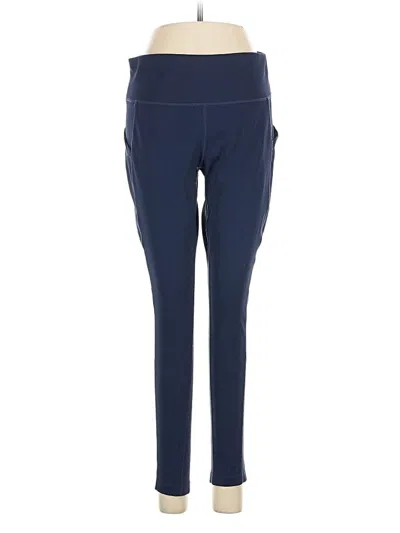 Pre-owned New Balance Active Pants In Blue