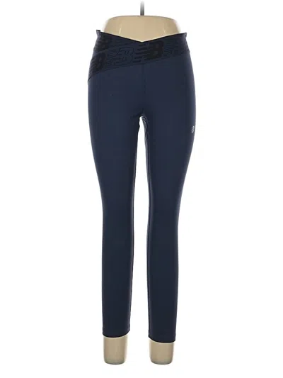 Pre-owned New Balance Active Pants In Blue